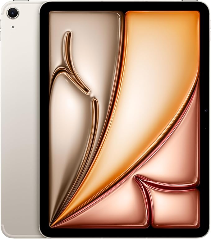 iPad Air مقاس 11 إنش (Wi-Fi + خلوي‏،‏ 512GB) من Apple، موديل 2025 - أزرق (بشريحة M3)